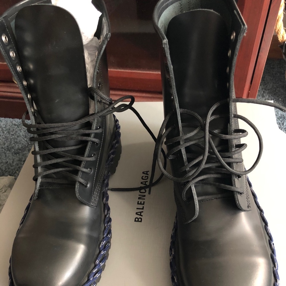 Balenciaga combat boot